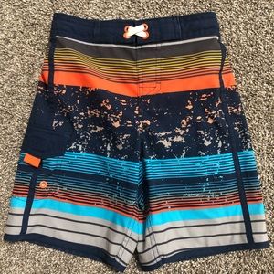 Wonder Nation boys swim trunks sz S 6-7
